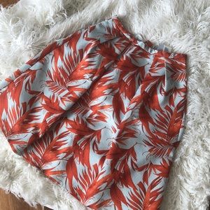 Floral High Waisted Skirt